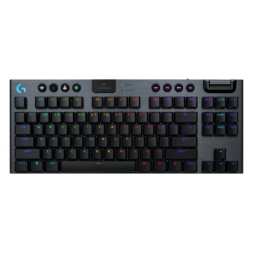Геймърска клавиатура Logitech G915 X LIGHTSPEED TKL Low-Profile Wireless Gaming Keyboard - BLACK - US INT`L - EMEA28i-935